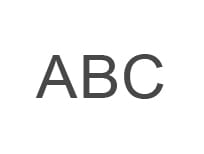 Letters ABC representing the glossary of worktop terms
