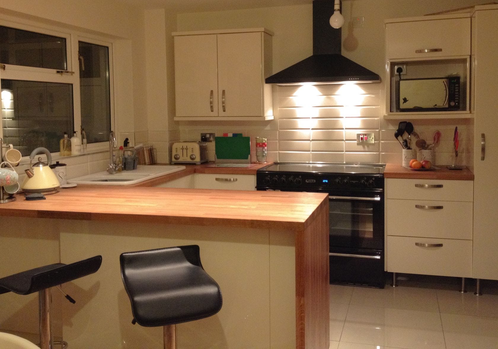 oak mitred worktops