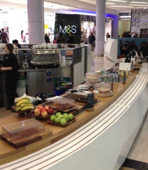 Marks and Spencer bar top