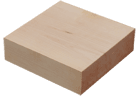 Maple worktop sample block showing light blonde grain
