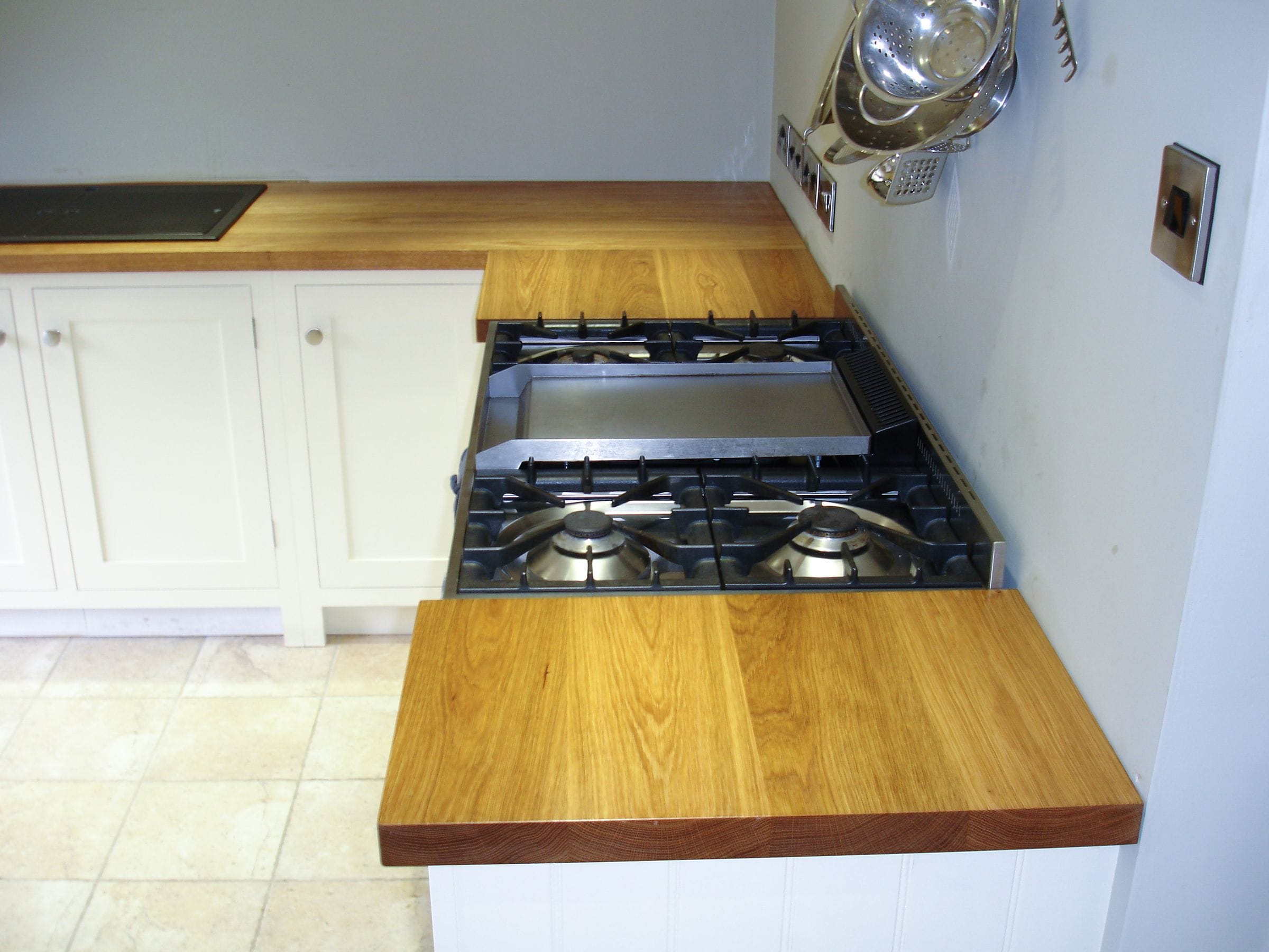 single stave oak worktop