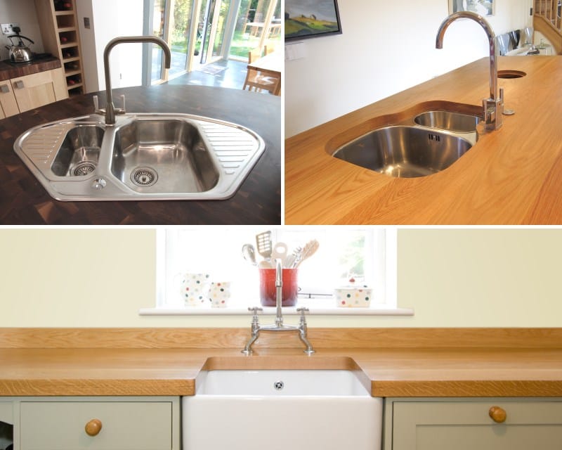 hob and sink cutouts
