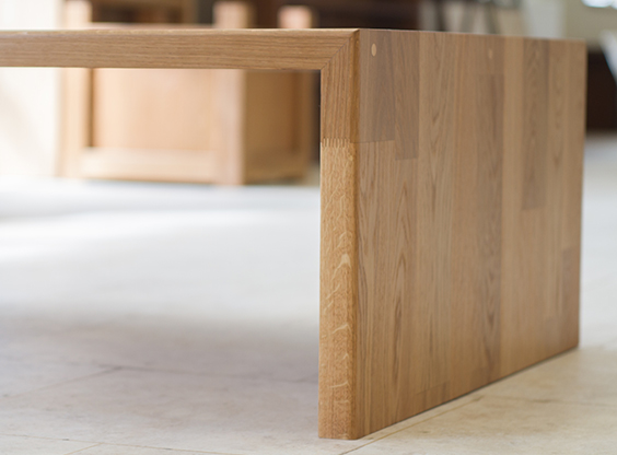 Oak Coffee Table Detail