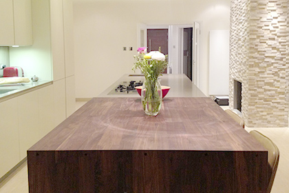 walnut mitre worktop