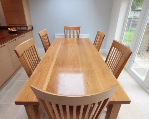 Oak Dining Table & Chairs