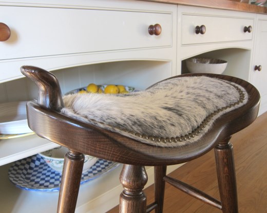 Saddle Stool Close Up