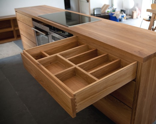 solid oak kitchen