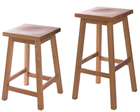 wooden stools