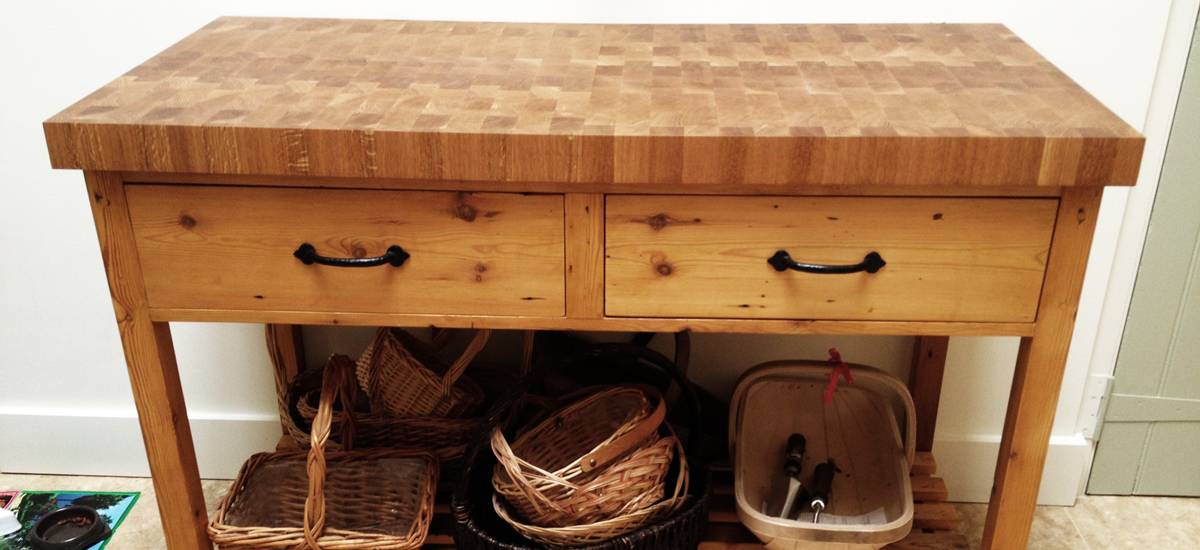 oak end grain unit