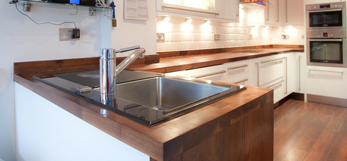 Walnut Butchers Block Kitchen Worktop Walnut Butchers Block Kitchen Worktop